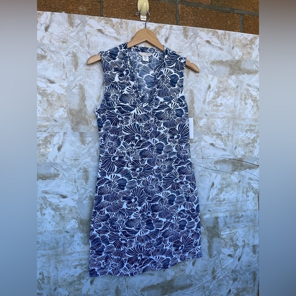 MAHI GOLD Sleeveless Tunic Dress Secret Garden in Monomoy size small - Picture 4 of 12